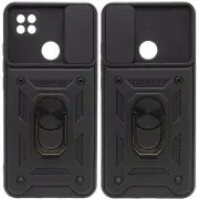 Ударопрочный чехол Camshield Serge Ring для Xiaomi Redmi 9C / Redmi 10A Черный