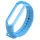 Силиконовый ремешок для Xiaomi Mi Band 3/4 Голубой / Blue