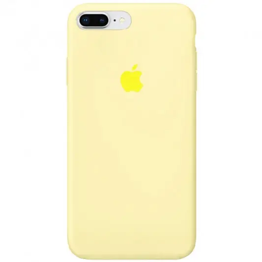 Чохол Silicone Case Full Protective (AA) для Apple iPhone 7 plus / 8 plus (5.5") Жовтий / Mellow Yellow