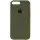Чохол Silicone Case Full Protective (AA) для Apple iPhone 7 plus / 8 plus (5.5") Зелений / Dark Olive