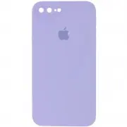 Чохол Silicone Case Square Full Camera Protective (AA) для Apple iPhone 7 plus / 8 plus (5.5") Бузковий / Dasheen