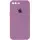 Чохол Silicone Case Square Full Camera Protective (AA) для Apple iPhone 7 plus / 8 plus (5.5") Ліловий / Lilac Pride