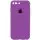 Чохол Silicone Case Square Full Camera Protective (AA) для Apple iPhone 7 plus / 8 plus (5.5") Фіолетовий / Grape