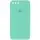 Чохол Silicone Case Square Full Camera Protective (AA) для Apple iPhone 7 plus / 8 plus (5.5") Бірюзовий / Turquoise