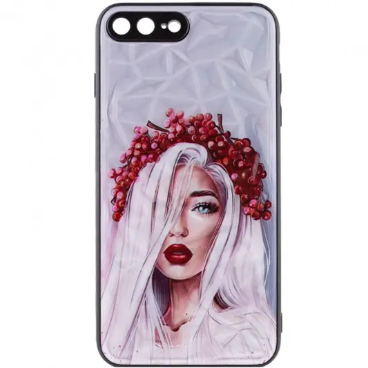 TPU+PC чехол Prisma Ladies для Apple iPhone 7 plus / 8 plus (5.5") Ukrainian Girl - изображение 1
