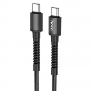 Дата кабель Hoco X71 "Especial" Type-C to Type-C 60W (1m) Черный