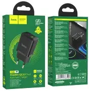 Зарядное устройство Hoco N28 Founder 20W Type-C+USB, Black