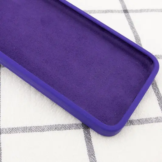 Чохол Silicone Case Square Full Camera Protective (AA) для Apple iPhone 7 / 8 / SE (2020) (4.7") Фіолетовий / Ultra Violet - зображення 3 