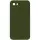 Чохол Silicone Case Square Full Camera Protective (AA) для Apple iPhone 7 / 8 / SE (2020) (4.7") Зелений / Dark Olive