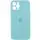 Чохол Silicone Case Full Camera Protective (AA) для Apple iPhone 12 Pro Max (6.7") Бірюзовий / Marine Green