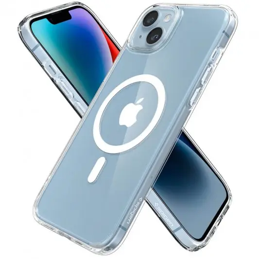 Чохол SGP Ultra Hybrid (MagFit) для Apple iPhone 14 (6.1") Прозорий - зображення 1 
