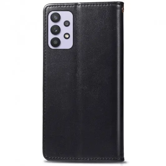 Шкіряний чохол-книжка GETMAN Gallant (PU) для Samsung Galaxy A13 4G Чорний - зображення 4 