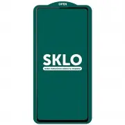 Защитное стекло SKLO 5D (тех.пак) для Samsung Galaxy S21 FE Черный