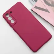 Чохол Silicone Cover Lakshmi Full Camera (A) для Samsung Galaxy S23, Бордовий / Marsala