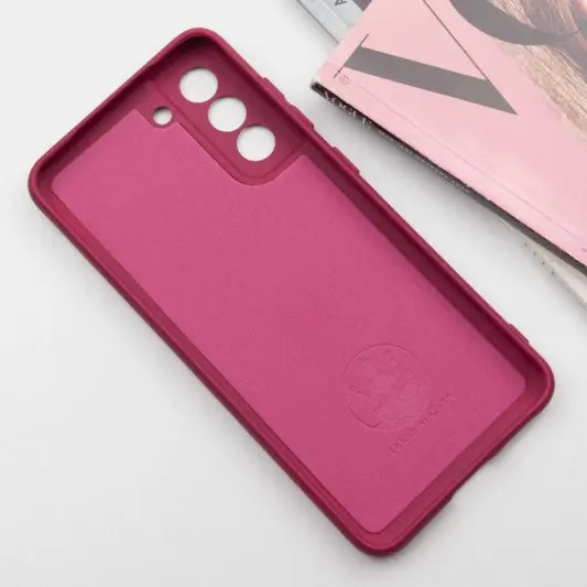Чохол Silicone Cover Lakshmi Full Camera (A) для Samsung Galaxy S23 Бордовий / Marsala - зображення 2 