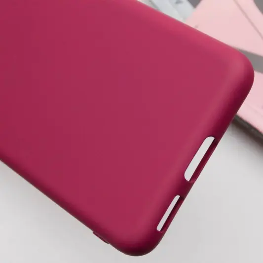 Чохол Silicone Cover Lakshmi Full Camera (A) для Samsung Galaxy S23 Бордовий / Marsala - зображення 4 