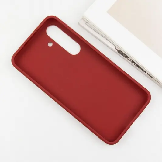 TPU чохол Bonbon Metal Style для Samsung Galaxy S23+ Червоний / Red - зображення 3 