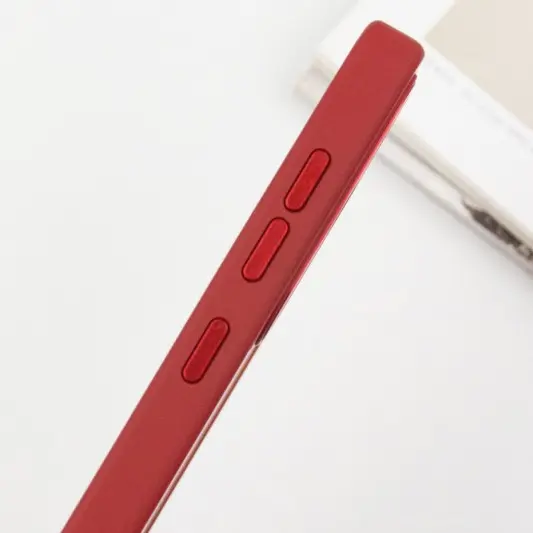 TPU чохол Bonbon Metal Style для Samsung Galaxy S23+ Червоний / Red - зображення 4 