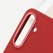 TPU чохол Bonbon Metal Style для Samsung Galaxy S23+, Червоний / Red