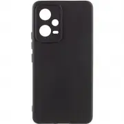 Чохол Silicone Cover Lakshmi Full Camera (A) для Xiaomi Poco X5 5G / Redmi Note 12 5G, Чорний / Black