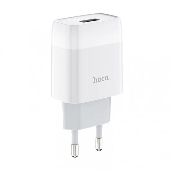 Зарядное устройство Hoco C72A (1USB/2.1A), Белый