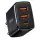 МЗП Baseus Compact Quick Charger 30W QC+PD (2USB-A/1C) (CCXJ-E) Чорний
