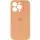 Чохол Silicone Case Full Camera Protective (AA) для Apple iPhone 12 Pro Max (6.7") Помаранчевий / Cantaloupe