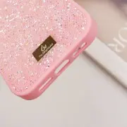 TPU чохол Bling World Rock Diamond для Apple iPhone 12 Pro Max (6.7"), Рожевий
