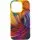 Шкіряний чохол Colour Splash with MagSafe для Apple iPhone 13 Pro Max (6.7") Orange / Red