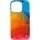 Шкіряний чохол Colour Splash with MagSafe для Apple iPhone 13 Pro Max (6.7") Red / Blue