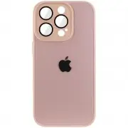 Чохол TPU+Glass Sapphire Midnight для Apple iPhone 12 Pro (6.1"), Рожевий / Pink Sand