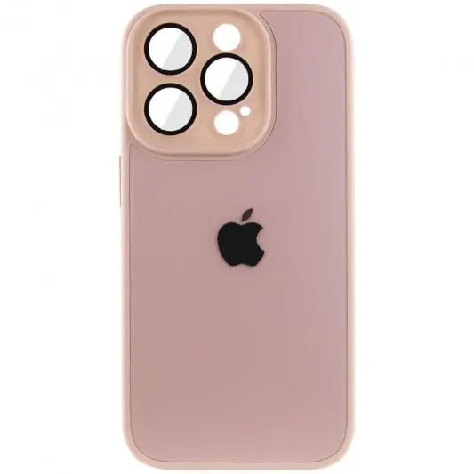Чохол TPU+Glass Sapphire Midnight для Apple iPhone 12 Pro (6.1"), Рожевий / Pink Sand