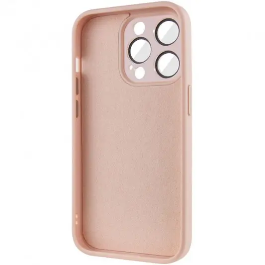 Чохол TPU+Glass Sapphire Midnight для Apple iPhone 12 Pro (6.1"), Рожевий / Pink Sand - зображення 3 