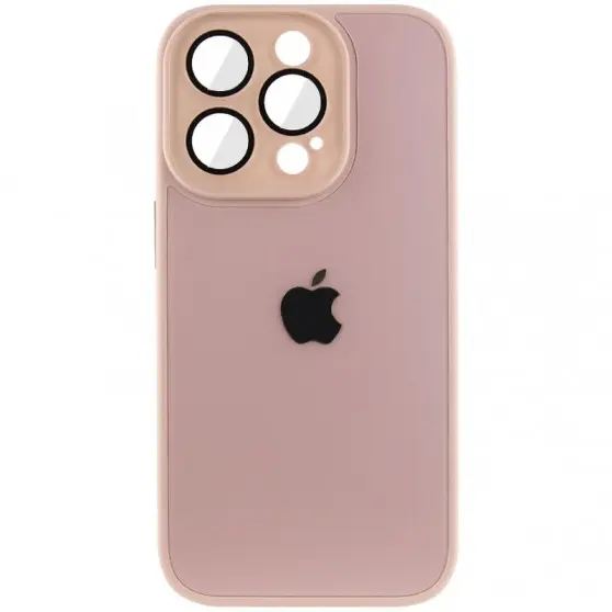 Чехол TPU+Glass Sapphire Midnight для Apple iPhone 13 Pro (6.1"), Розовый / Pink Sand