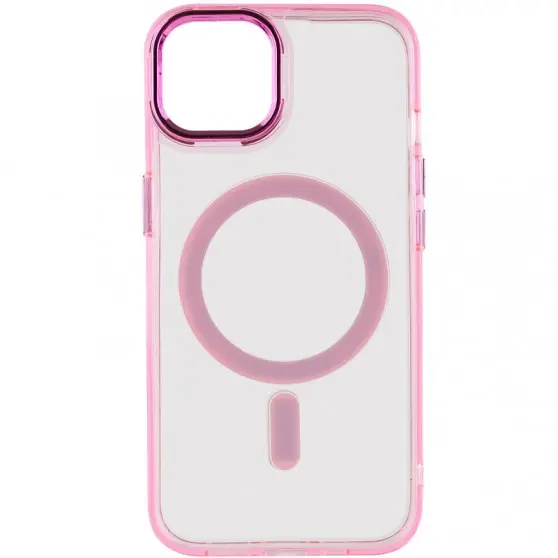 Чехол TPU Iris with MagSafe для Apple iPhone 12 Pro Max (6.7") Розовый