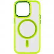 Чохол TPU Iris with MagSafe для Apple iPhone 13 Pro (6.1") Жовтий