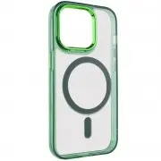 Чохол TPU Iris with MagSafe для Apple iPhone 13 Pro (6.1"), Зелений