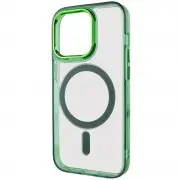 Чохол TPU Iris with MagSafe для Apple iPhone 13 Pro (6.1"), Зелений