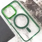 Чохол TPU Iris with MagSafe для Apple iPhone 13 Pro (6.1"), Зелений