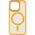 Чохол TPU Iris with MagSafe для Apple iPhone 13 Pro (6.1") Помаранчевий
