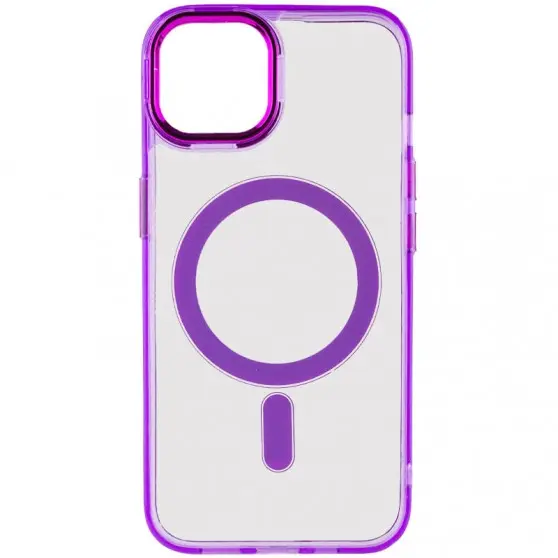 Чохол TPU Iris with MagSafe для Apple iPhone 14 (6.1") Фіолетовий