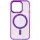 Чохол TPU Iris with MagSafe для Apple iPhone 14 Pro Max (6.7") Фіолетовий
