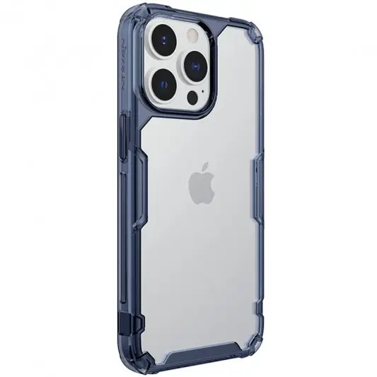 TPU чохол Nillkin Nature Pro Series для Apple iPhone 14 Pro (6.1") Синій (прозорий) - зображення 1 