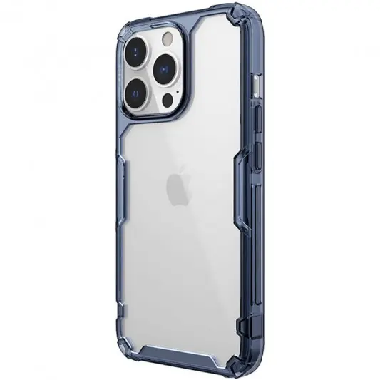 TPU чохол Nillkin Nature Pro Series для Apple iPhone 14 Pro (6.1") Синій (прозорий) - зображення 2 