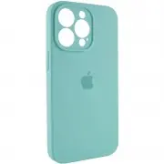 Чехол Silicone Case Full Camera Protective (AA) Apple iPhone 14 Pro (6.1"), Бирюзовый / Marine Green