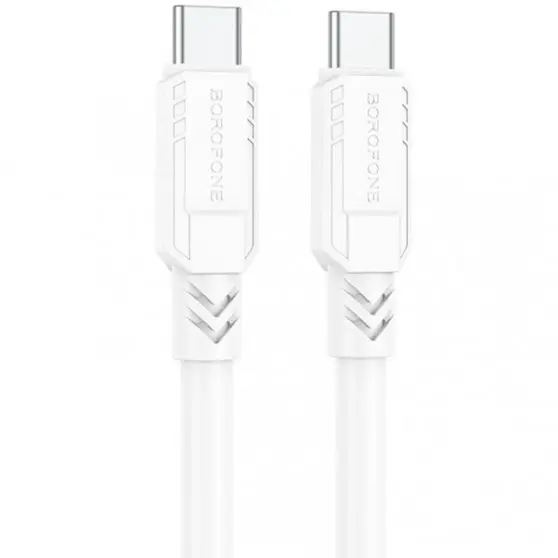 Дата кабель Borofone BX81 Type-C to Type-C 60W (1m) Белый