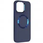 TPU чохол Bonbon Metal Style with MagSafe для Apple iPhone 11 (6.1"), Синій / Cosmos Blue