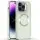 TPU чохол Bonbon Metal Style with MagSafe для Apple iPhone 12 Pro Max (6.7") Білий / White