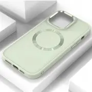TPU чохол Bonbon Metal Style with MagSafe для Apple iPhone 12 Pro Max (6.7"), Білий / White