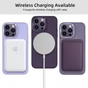 TPU чехол Bonbon Metal Style with MagSafe для Apple iPhone 12 Pro Max (6.7"), Фиолетовый / Dark Purple